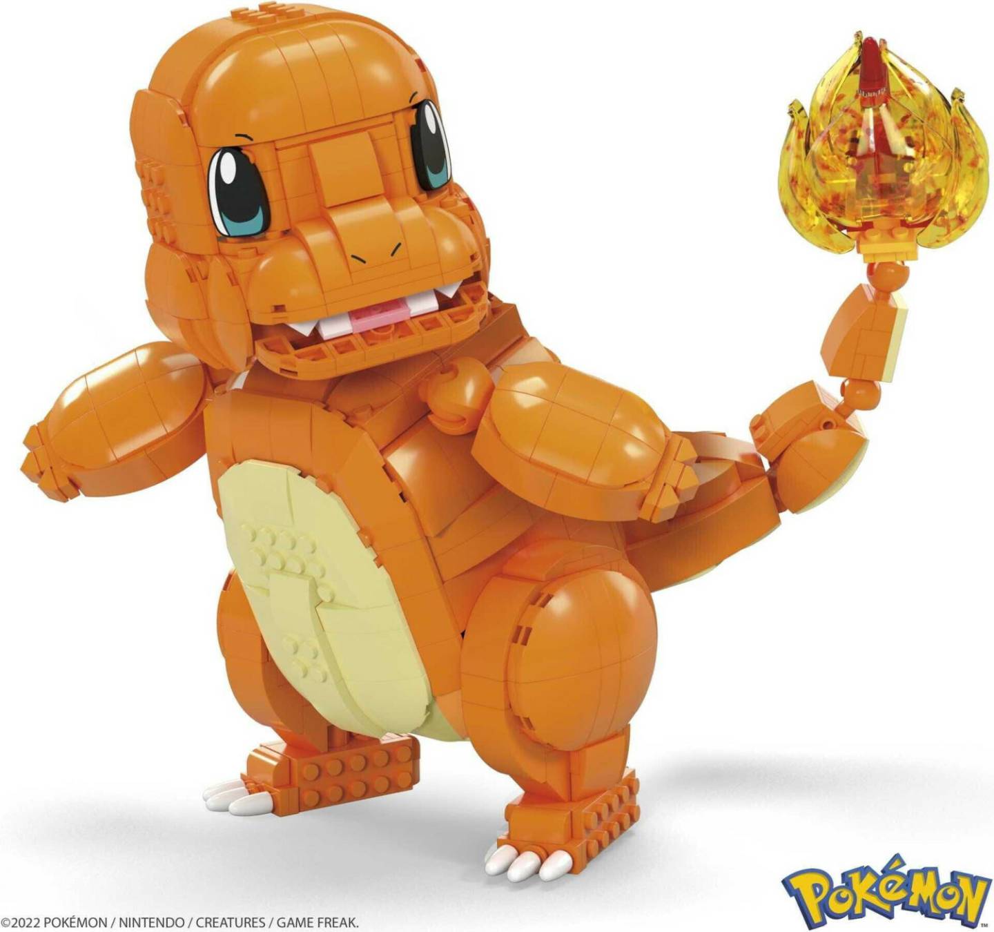 Mattel Pokémon Jumbo Glumanda Baukästen & Bausteine