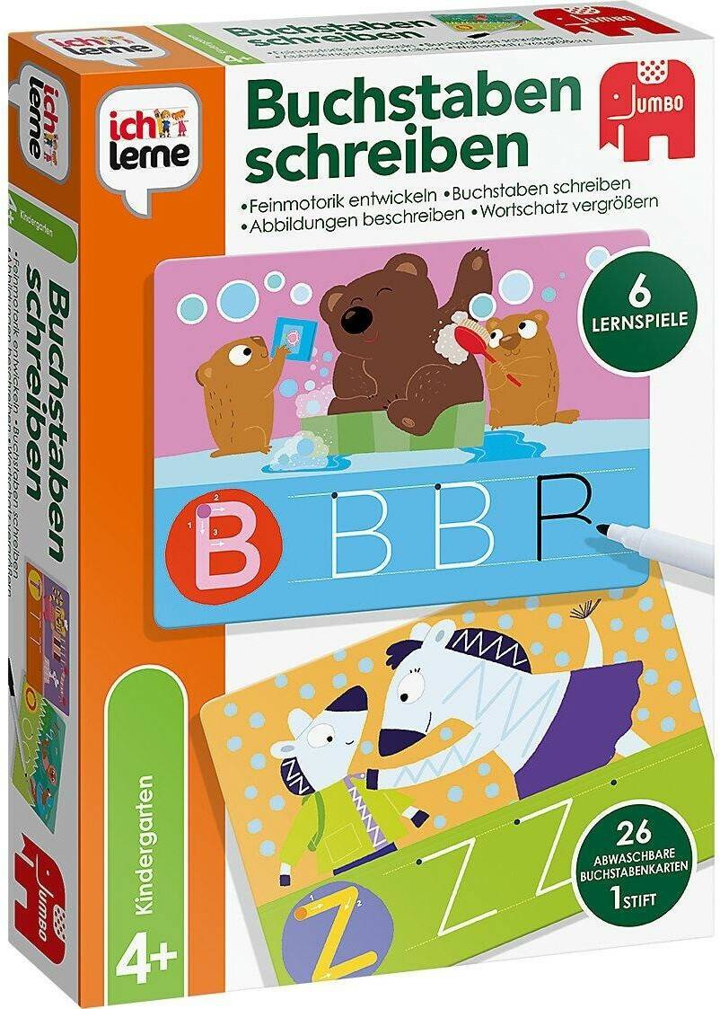 Jumbo Ich lerne Buchstaben schreiben (19718) Lernspielzeuge