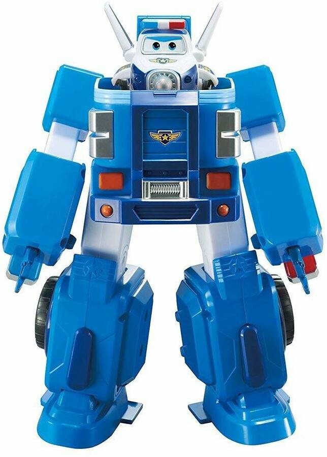 Waiky Super Wings Transforming Vehicle Paul 18 cm Sammelfiguren