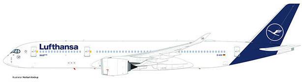 Herpa Lufthansa Airbus A350-900 (612258) Modellfahrzeuge