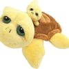 Kuscheltiere Russ Berrie Schildkröte Pebbles mit Baby 25 cm