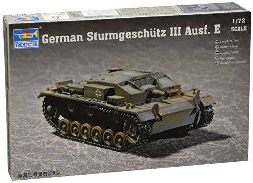 Trumpeter German Sturmgeschütz III Ausführung E (7258) Modellbausätze