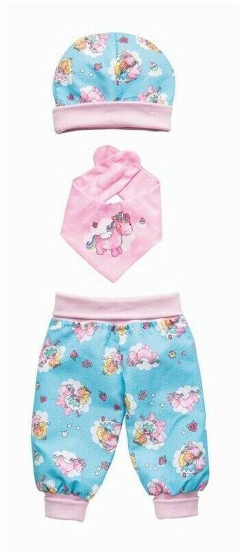 Puppen Heless Puppen-Baby-Outfit Einhorn Emil & Fee Emma 3-teilig Gr. 28-35 cm