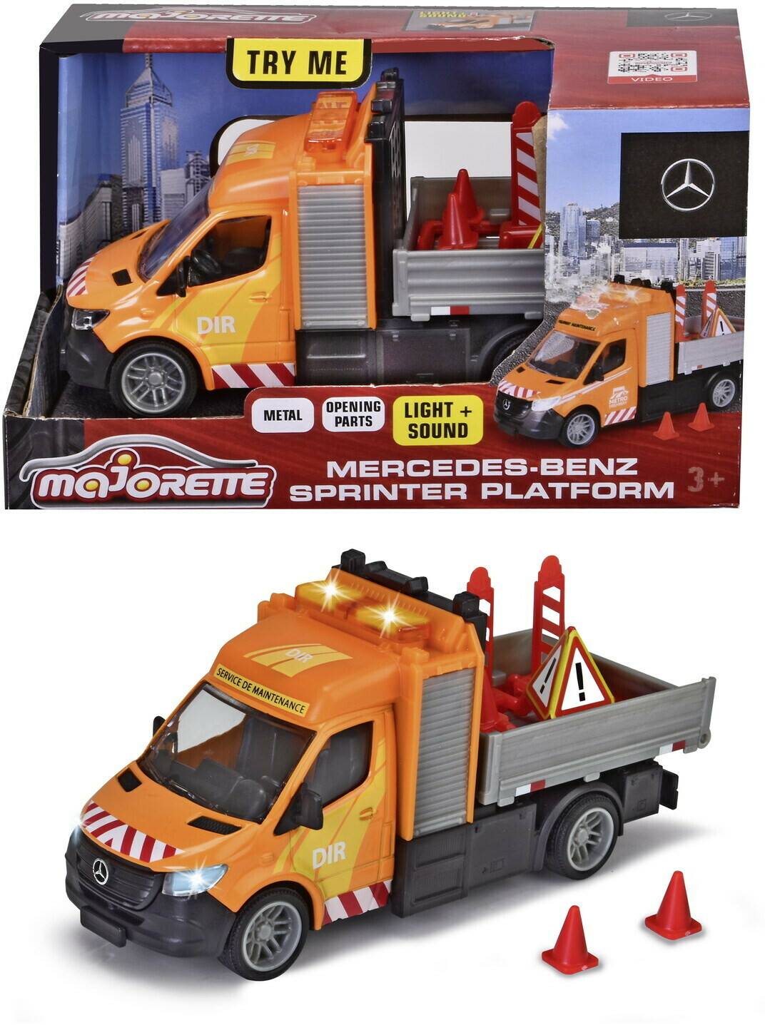 Spielzeug-Fahrzeuge Majorette Mercedes-Benz Sprinter Platform