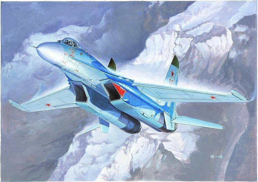 Trumpeter Su-27 Flanker B Fighter (01660) Modellbausätze