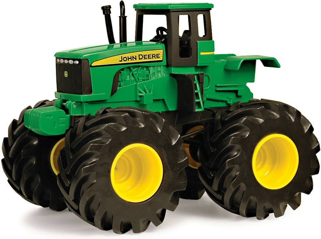 TOMY John Deere Monster Treads Traktor mit Sound und Rüttelfunktion (42932) Spielzeug-Fahrzeuge