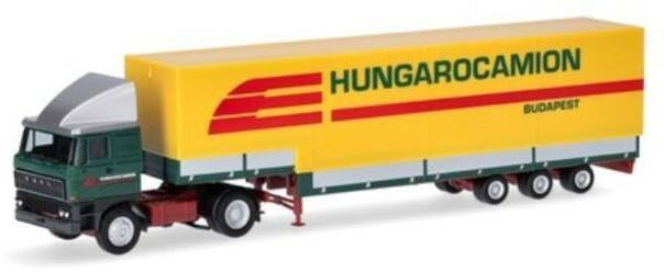 Herpa Rába Jumboplanen-Sattelzug Hungarocamion 1:87 (317375) Modellfahrzeuge