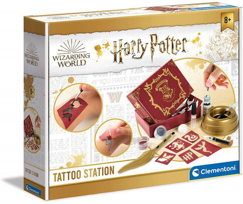 Bastelspiele Clementoni Harry Potter Tattoo Station