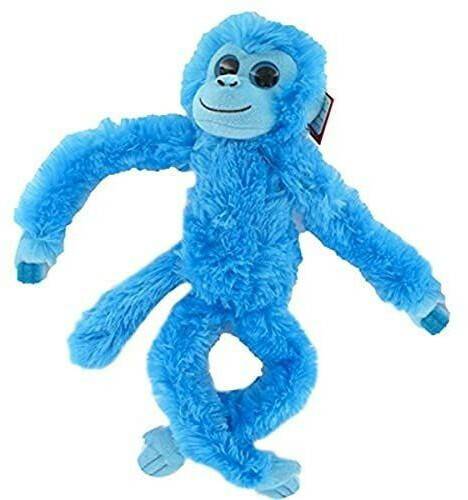 Aurora World 19-inch Colourful Hanging Chimp (Blue) Kuscheltiere