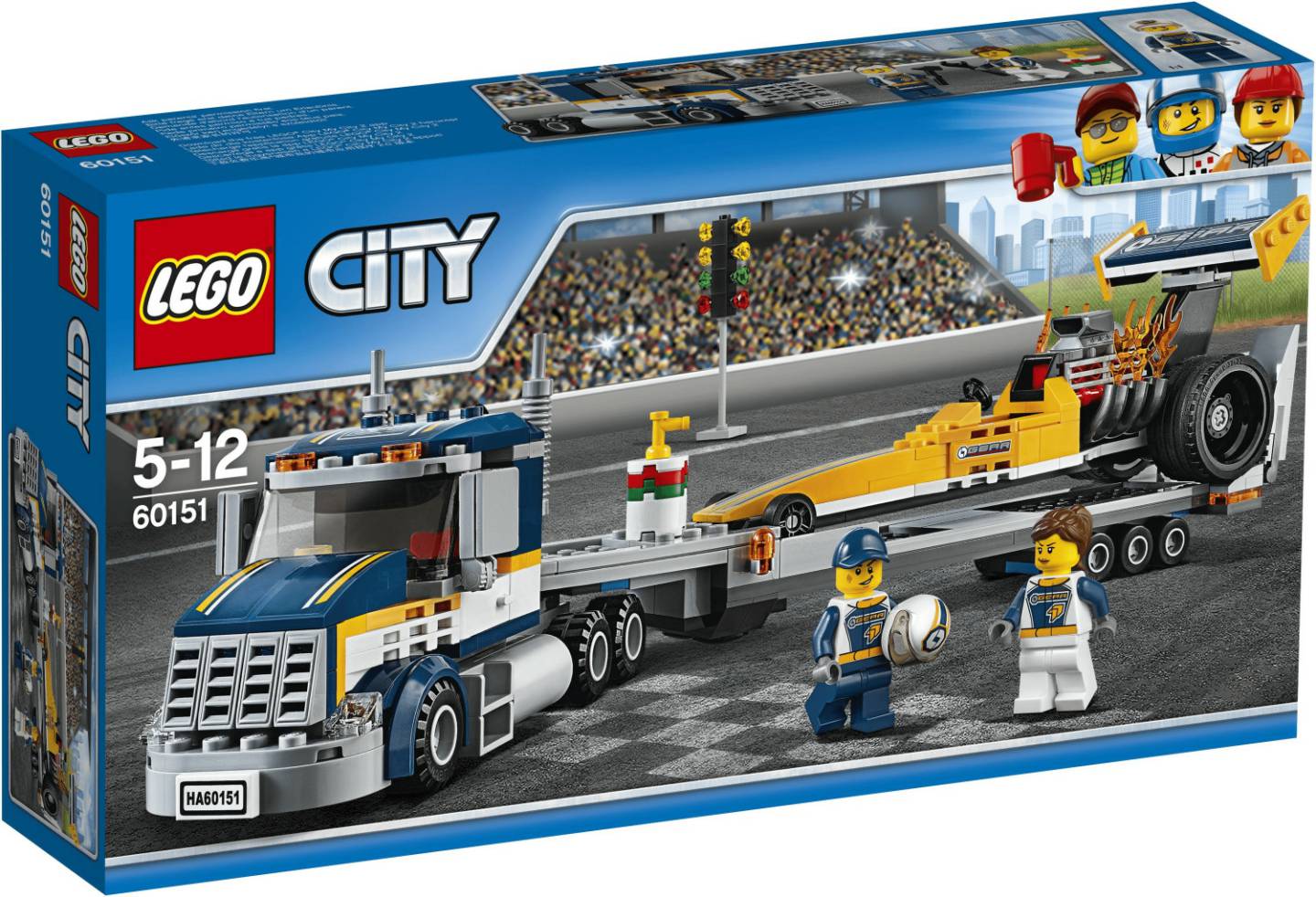 LEGO City - Dragster Transporter (60151) LEGO