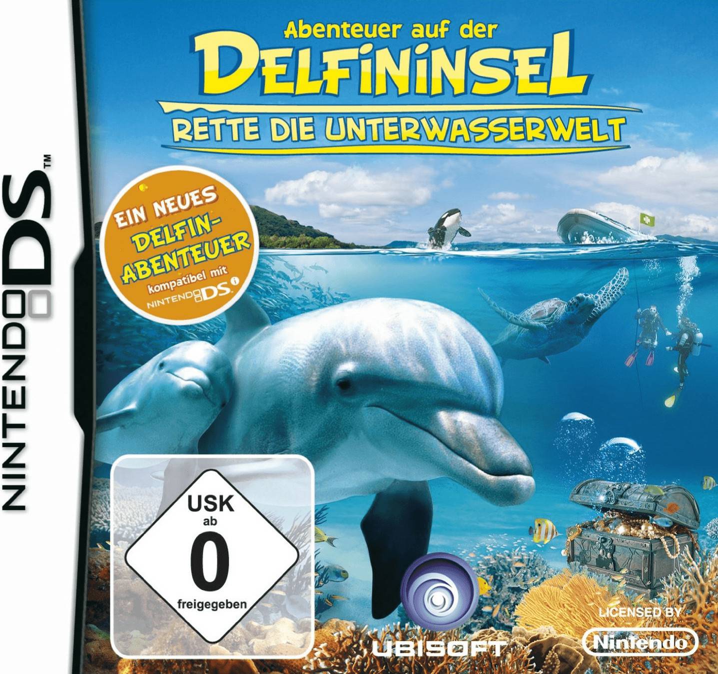 Nintendo DS-Spiele Abenteuer auf der Delfininsel: Rette die Unterwasserwelt (DS)