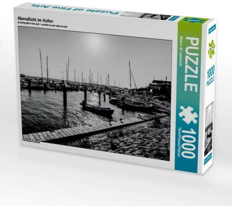 Calvendo Abendlicht im Hafen 1000 Teile Foto-Puzzle [4059478704923] Puzzles