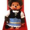 Sekiguchi Monchhichi Bayrisches Mädchen 20cm Kuscheltiere