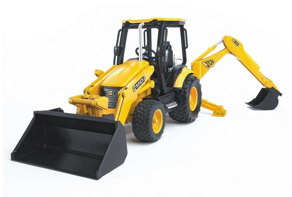 Bruder JCB Midi CX Baggerlader (02427) Modellfahrzeuge