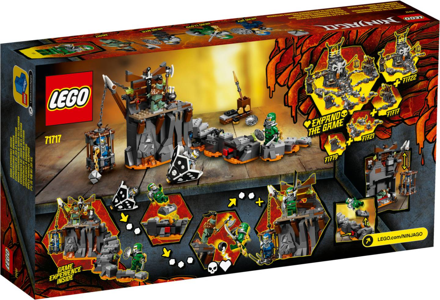 LEGO Ninjago - Reise zu den Totenkopfverliesen (71717) LEGO