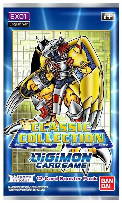 Bandai Digimon Card Game -Classic Collection EX-01 Bo Display EN Sammelkarten