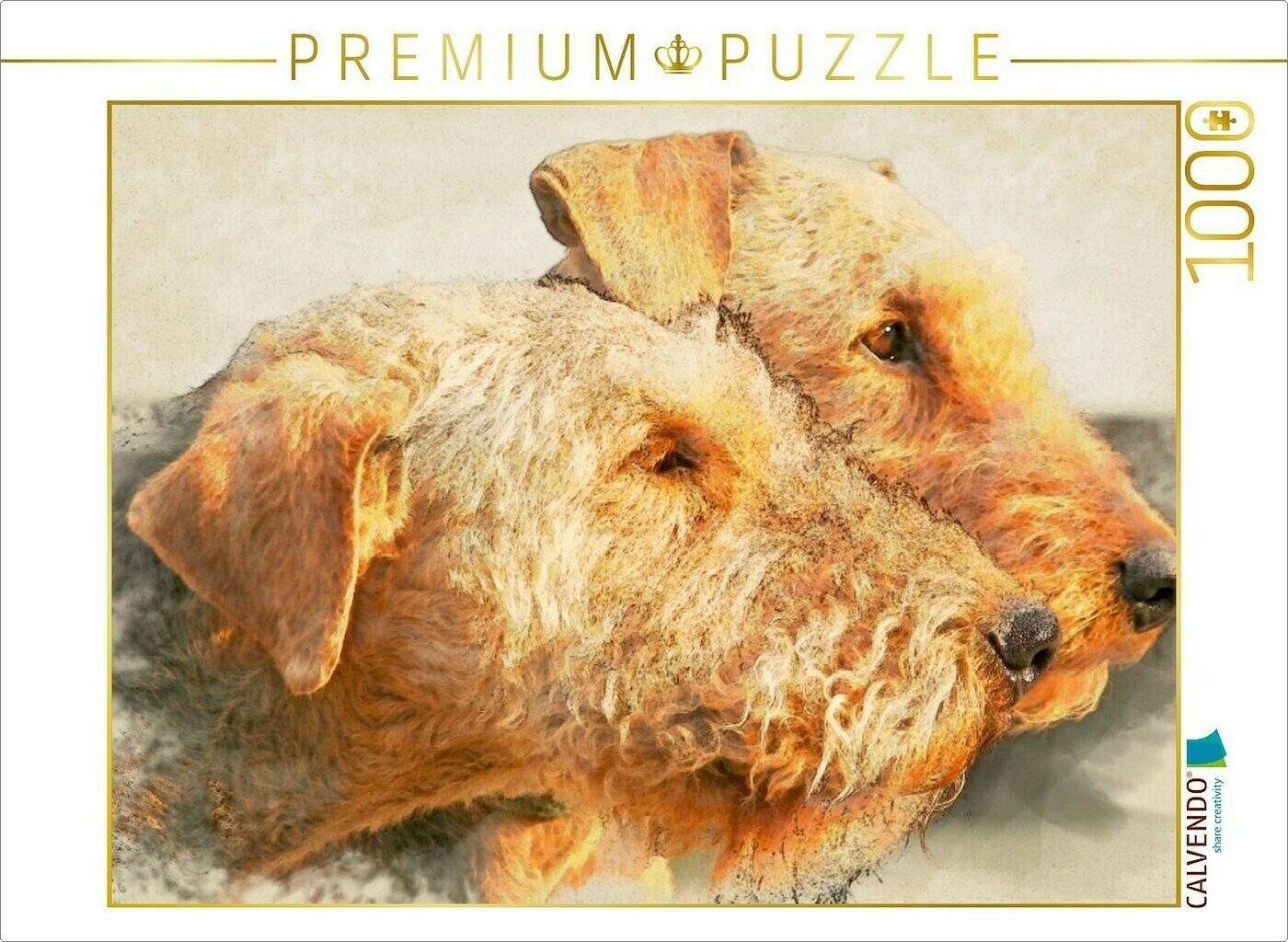 Puzzles Calvendo Airedale Terrier 2017 (1000 Teile) (718979)