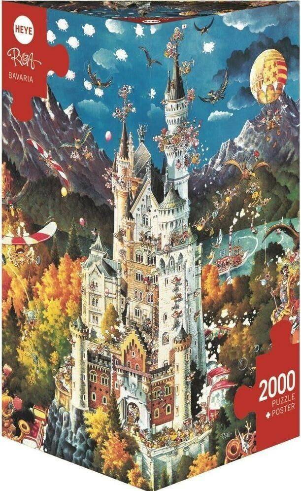 Puzzles Heye Ryba Bavaria 2000 Teile