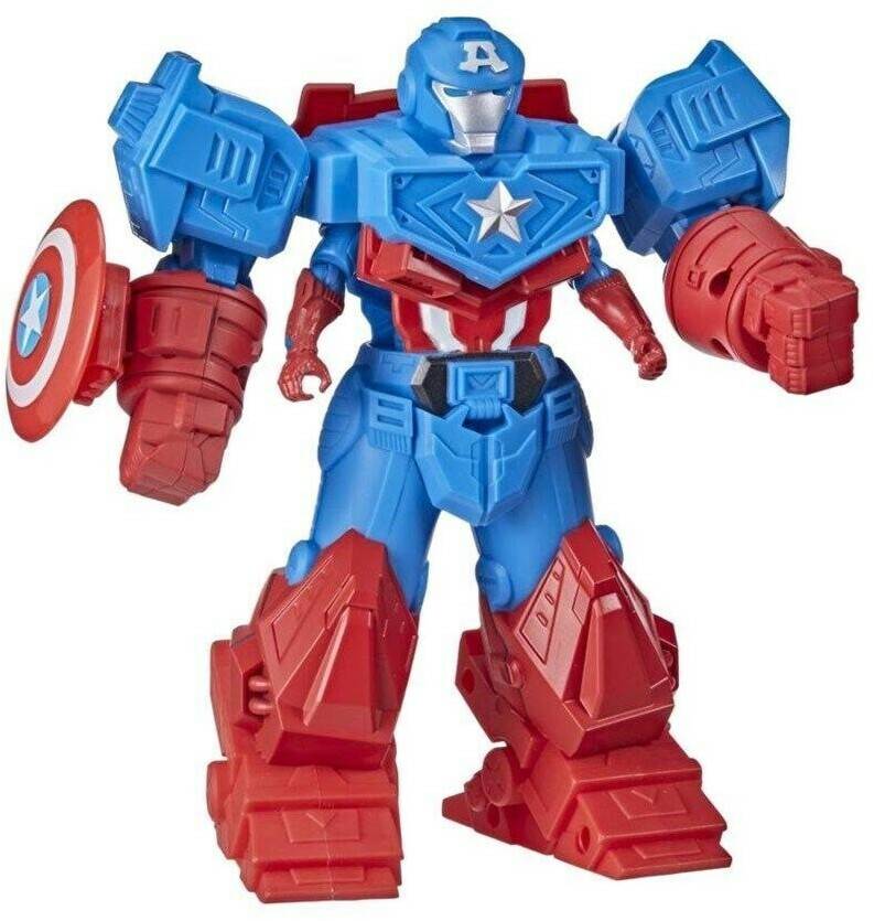 Hasbro Avengers Mech STrike Captain America mit ultimativer Mech Rüstung Sammelfiguren