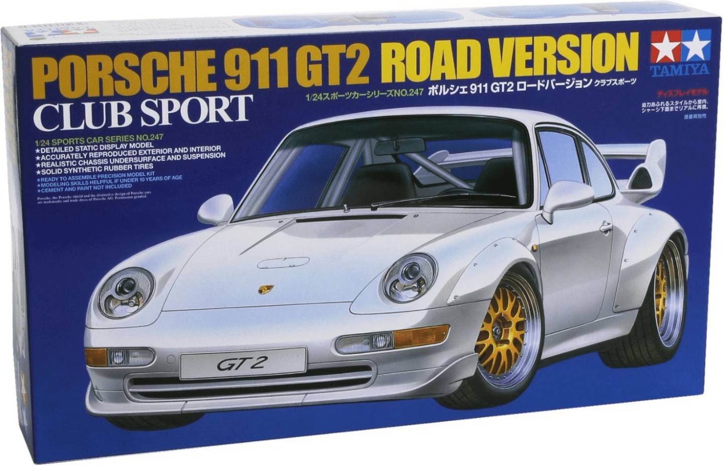 Tamiya Porsche 911 GT2 Road Version Club Sport (24247) Modellbausätze