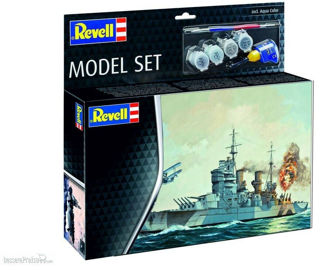 Revell Model Set Battleship HMS Duke of York 1:1200 (65182) Modellbausätze