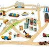 Tender Leaf Toys Eisenbahnset: 3 Landschaften Spielzeug-Fahrzeuge