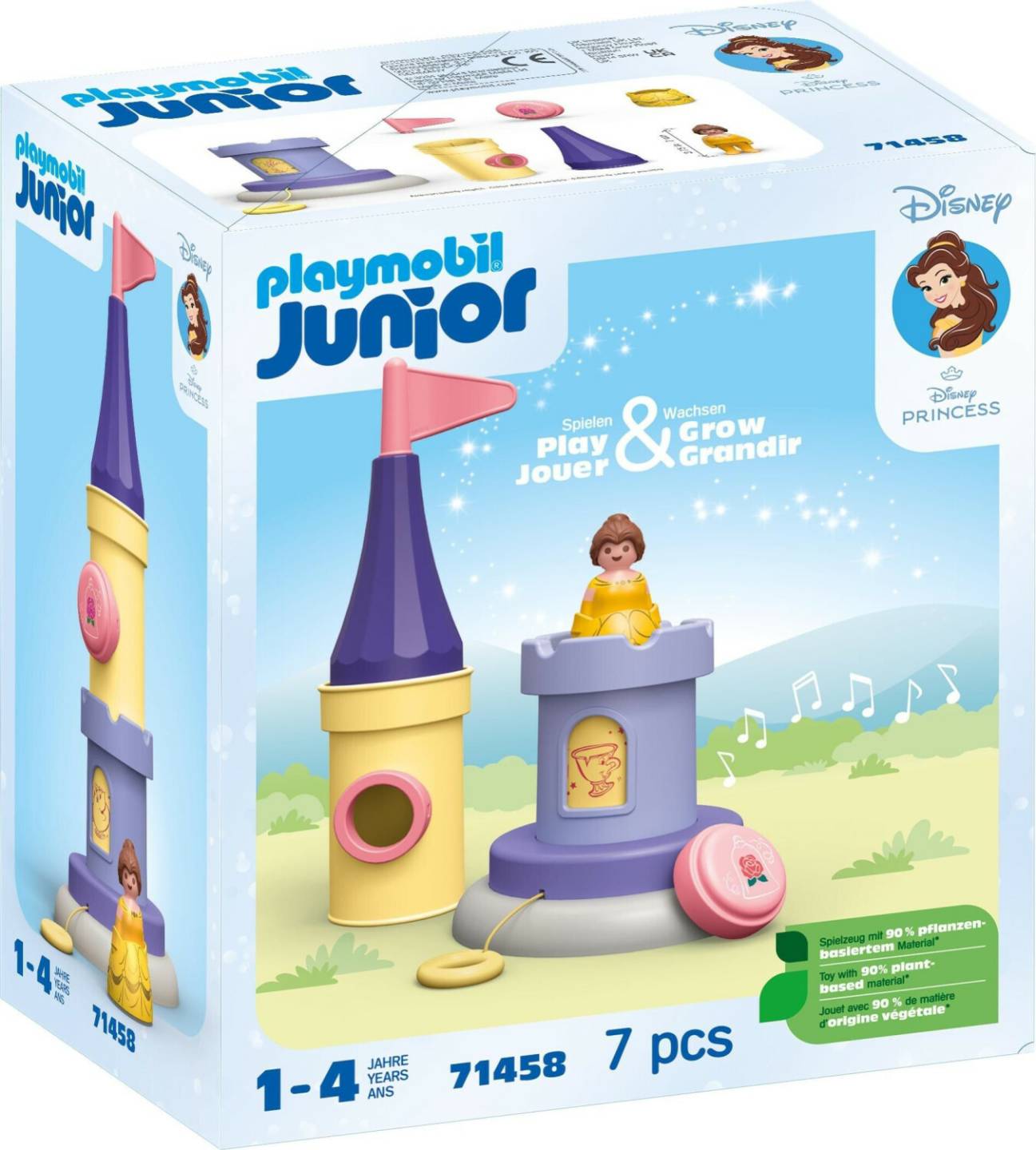 Playmobil JUNIOR & Disney - Belles Spielturm mit Melodie (71458) Playmobil