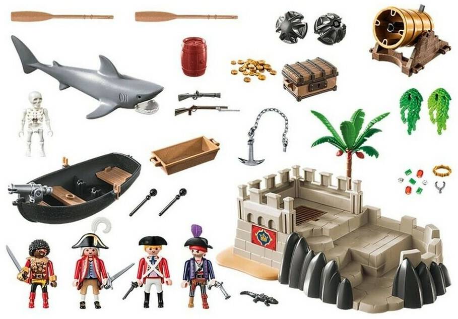 Playmobil Playmobil Pirates - Rotrockbastion (70413)