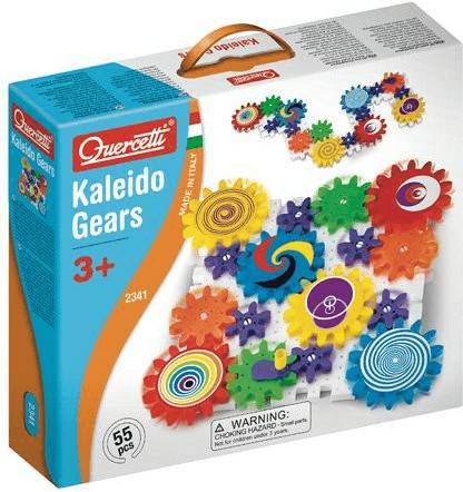 Motorikspielzeuge Quercetti Konstruktions-Stecksystem Kaleido Gears