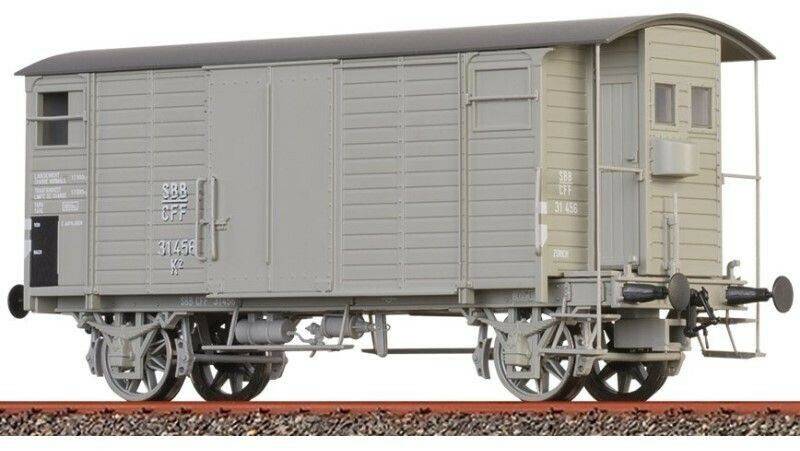 Brawa Gedeckter Güterwagen K2, SBB, Ep.II (47899) Modelleisenbahnen