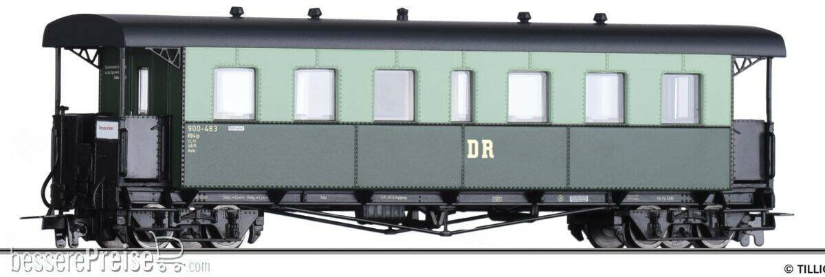 Tillig Personenwagen KB4ip „Harzer Roller“, DR, Ep. IV (03935) Modelleisenbahnen