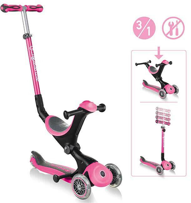 Kinderroller Globber Go Up Deluxepink