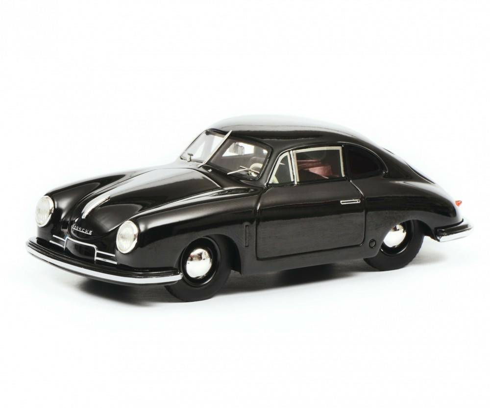 Schuco Porsche 356 Gmünd Coupé, schwarz, 1:43 (879900) Modellfahrzeuge