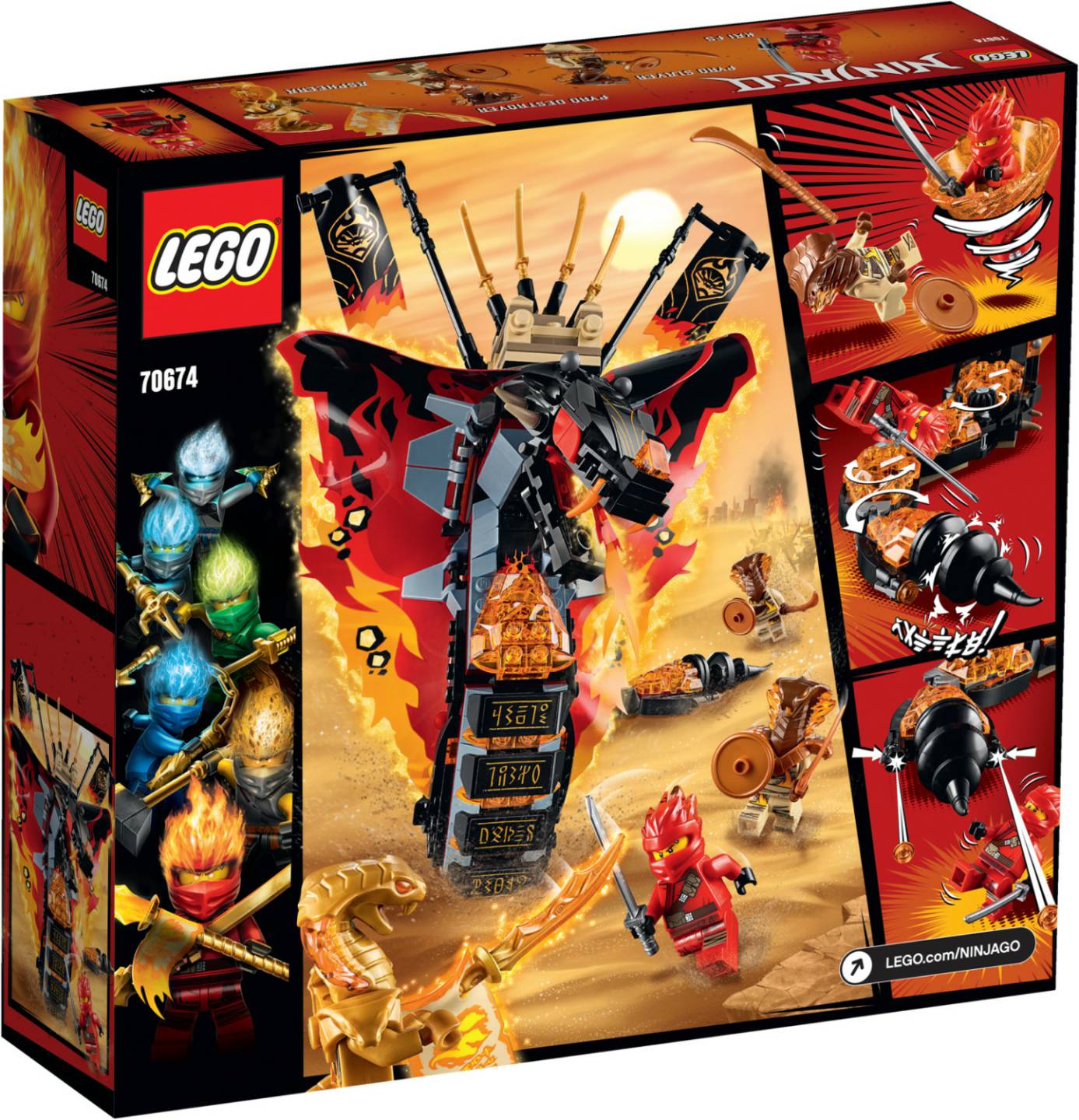 LEGO Ninjago - Feuerschlange (70674) LEGO