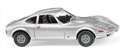 Wiking H0 Opel GT, silber-metallic (0804 10) Modellfahrzeuge