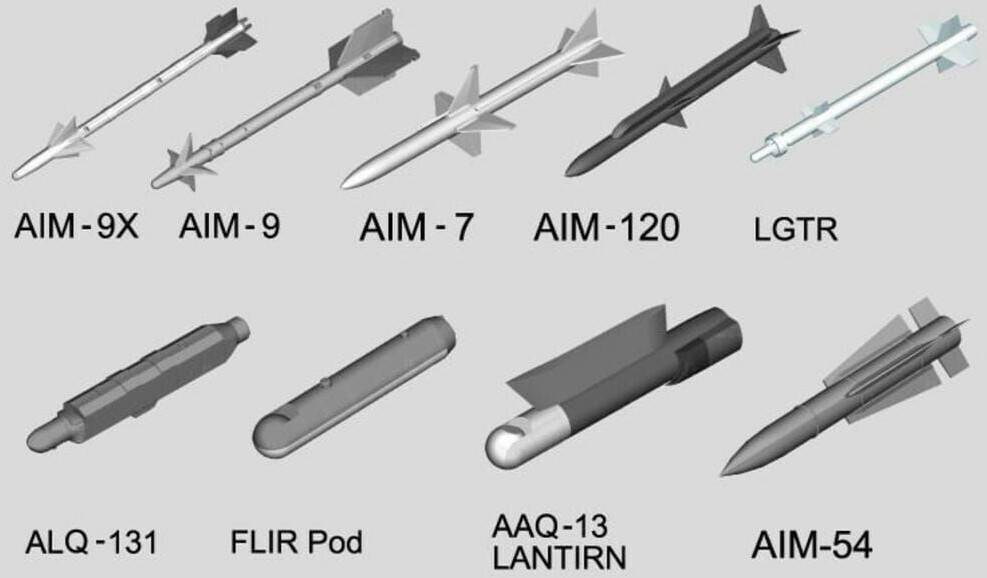 Trumpeter US aircraft weapon-Air-to-Air Missile (03303) Modellbausätze