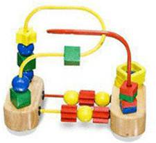 Melissa & Doug First Bead Maze Perlenset Motorikspielzeuge