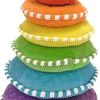 Melissa & Doug Soft Rainbow Stacker Motorikspielzeuge