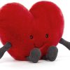 Kuscheltiere Jellycat Amuseable Red Heart Little 12 cm