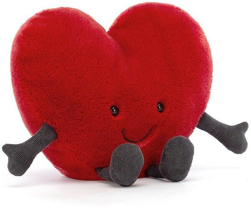 Kuscheltiere Jellycat Amuseable Red Heart Little 12 cm