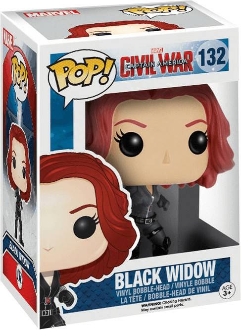 Funko Pop! Marvel: Captain America 3 Civil War Funko Pop! Marvel: Captain America 3 Civil WarBlack Widow