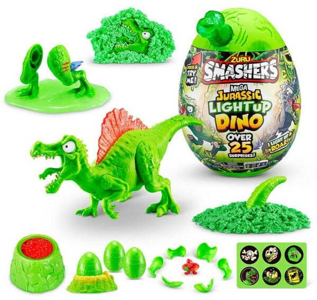 ZURU Smashers Jurassic Light Up Dino Ei (74108) Sammelfiguren