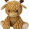 Kuscheltiere Lifestyle & More Giraffe braun mit süßen Augen sitzend 33 cm (4268)