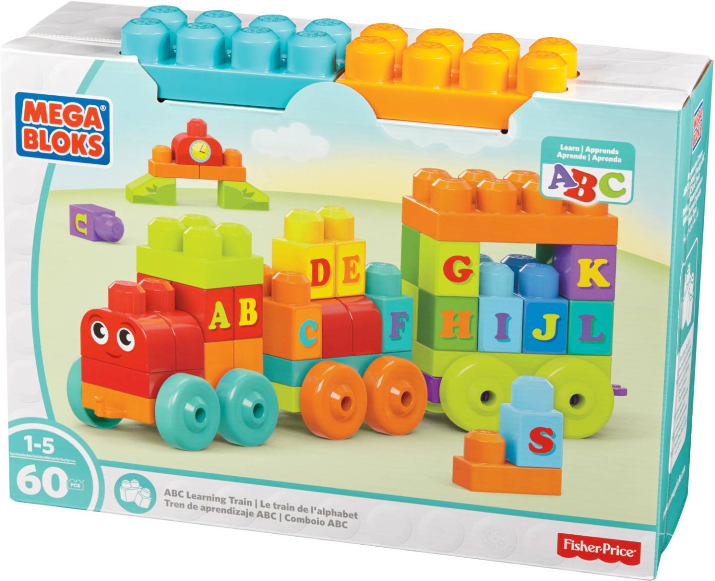 Baukästen & Bausteine MEGA BLOKS ABC Lernzug (DXH35)