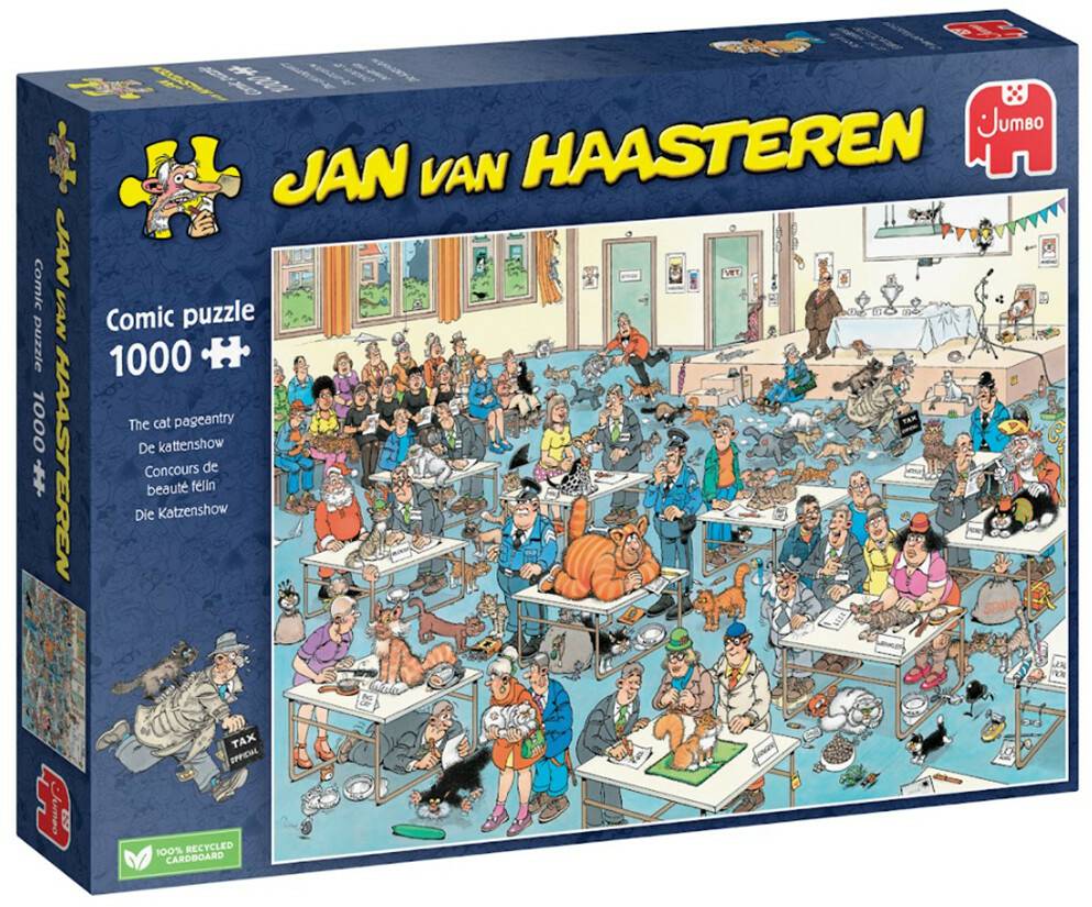 Puzzles Jumbo Jan Van Haasteren - Die Katzenshow