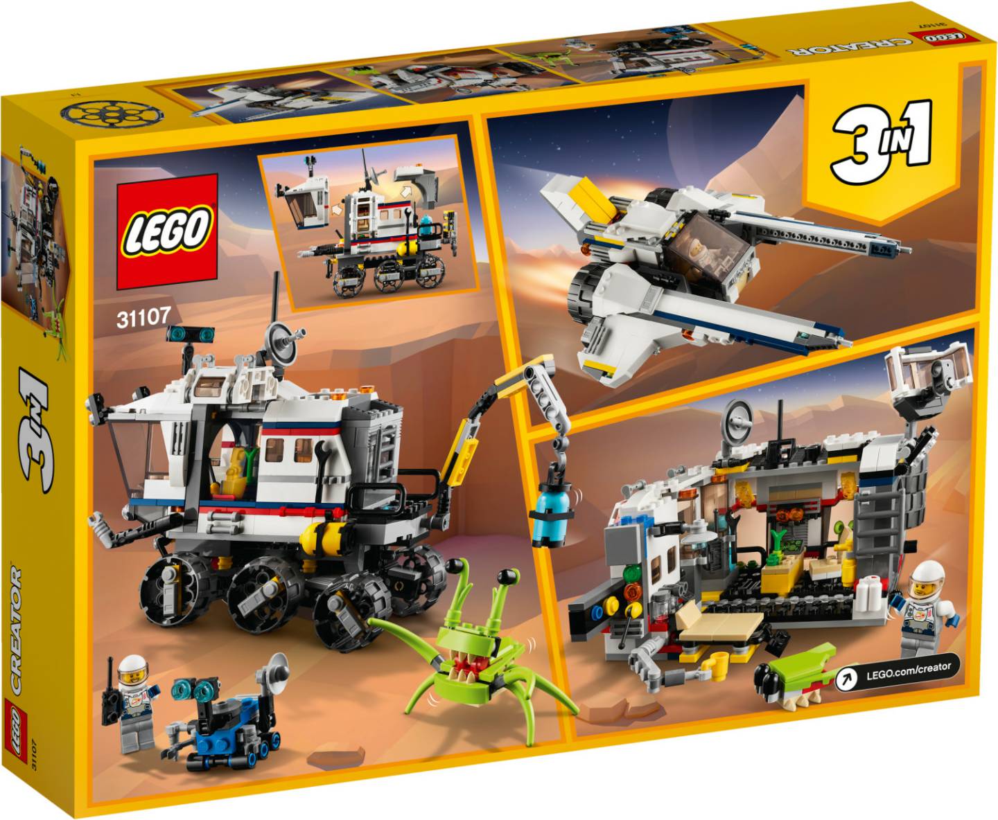 LEGO LEGO Creator - 3 in 1 Planeten Erkundungs-Rover (31107)