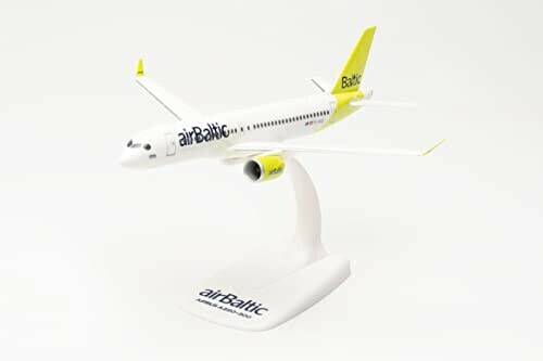 Herpa Airbus A220-300 AirBaltic 1:200 (613637) Modellfahrzeuge