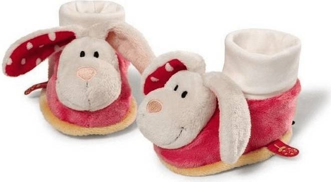 Greiflinge NICI My First Nici - Rassel-Babyschuhe Hase