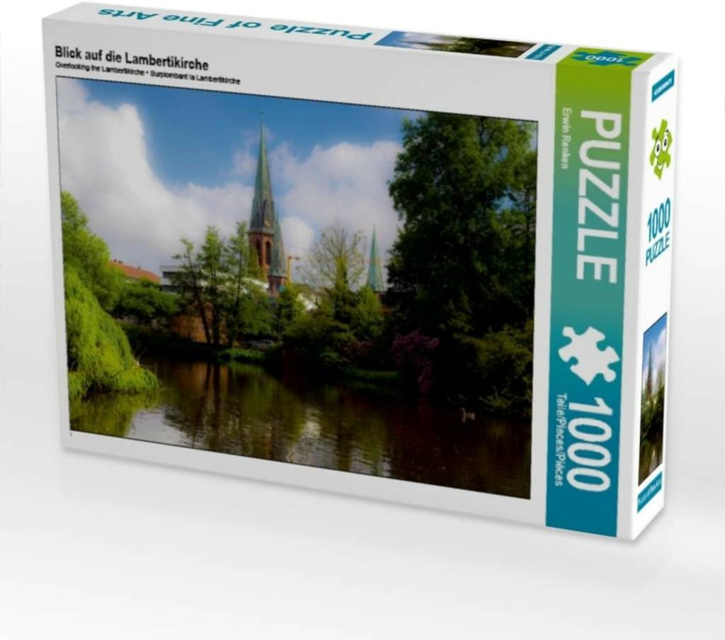 Calvendo Blick auf die Lambertikirche (7338943) Puzzles