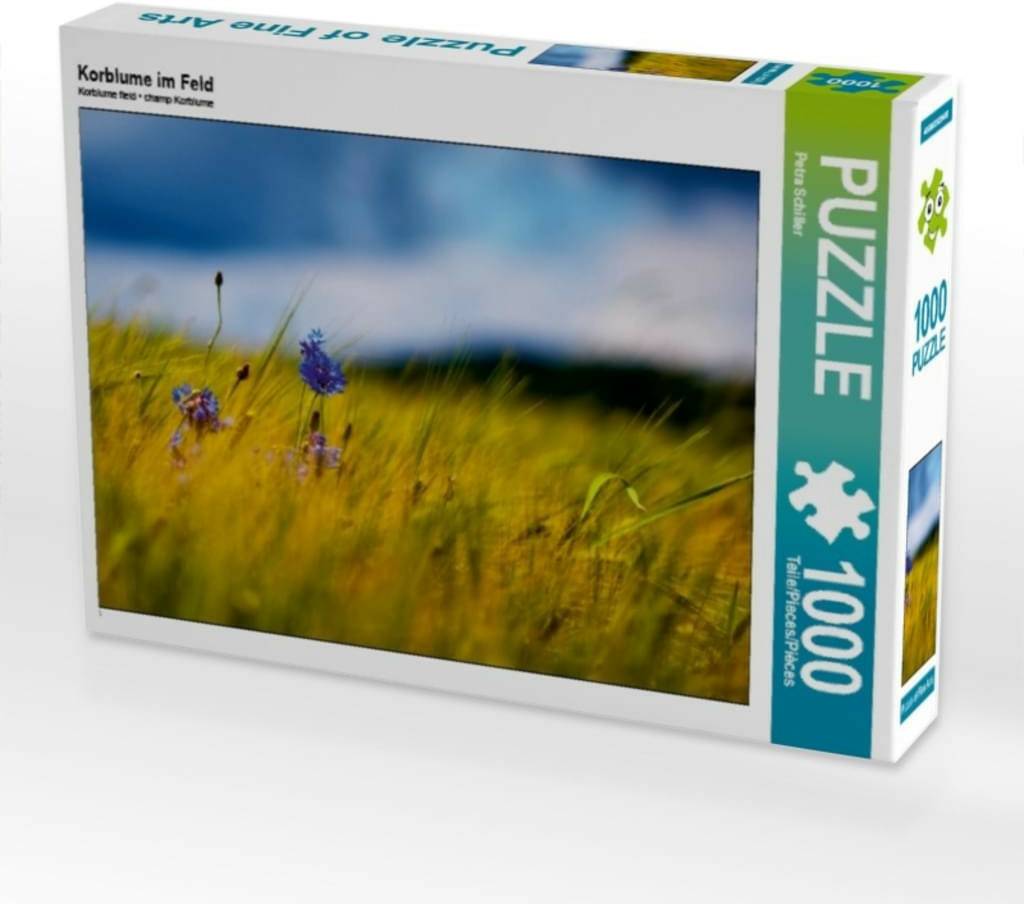 Puzzles Calvendo Korblume im Feld (7329506)